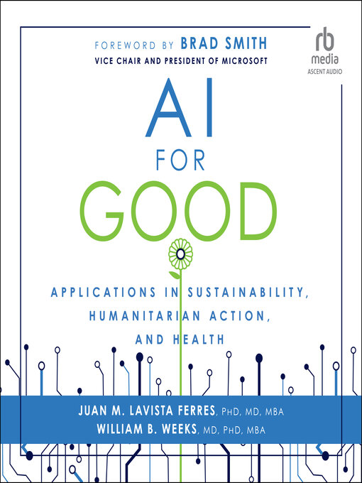 Title details for AI for Good by Juan M. Lavista Ferres - Available